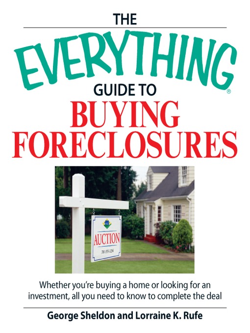 Title details for The Everything Guide to Buying Foreclosures by George Sheldon - Wait list